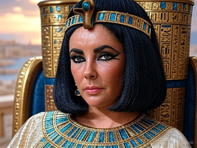 Elizabeth Taylor as Cleopatra