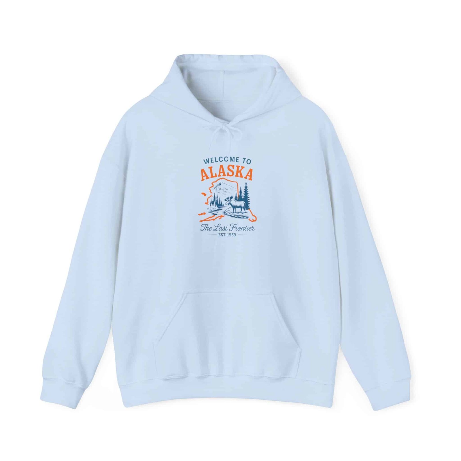 Alaska State Hoodie Pullover - Image 9