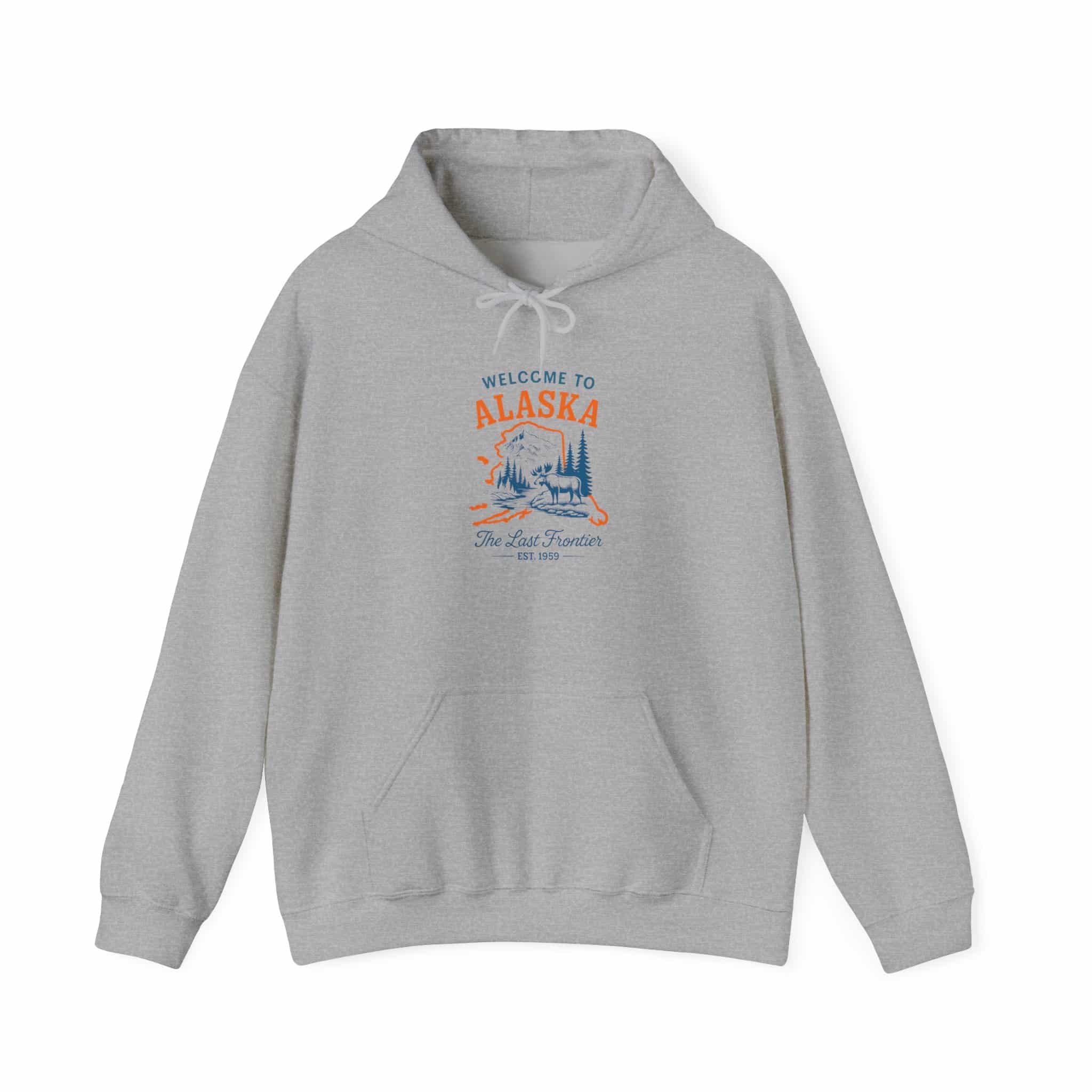 Alaska State Hoodie Pullover - Image 5