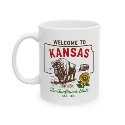 Alternative view of Kansas State Mug (11oz/15oz)