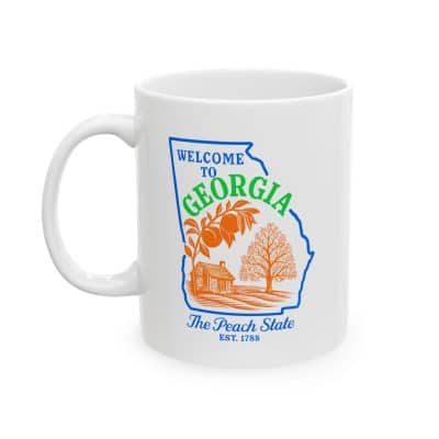 Alternative view of Georgia State Mug (11oz/15oz)
