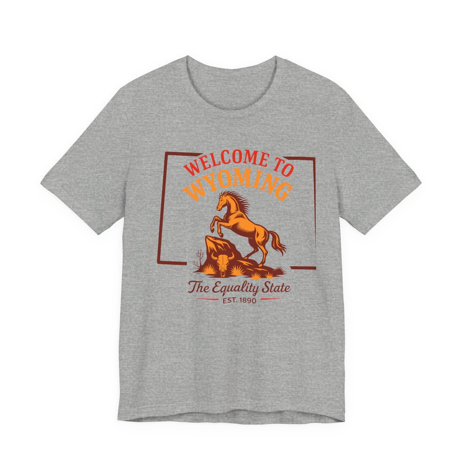 Wyoming State Welcome T-Shirt - Image 9