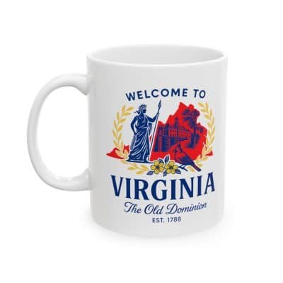 Alternative view of Virginia State Mug (11oz/15oz)