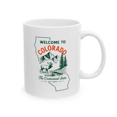 Alternative view of Colorado State Mug (11oz/15oz)