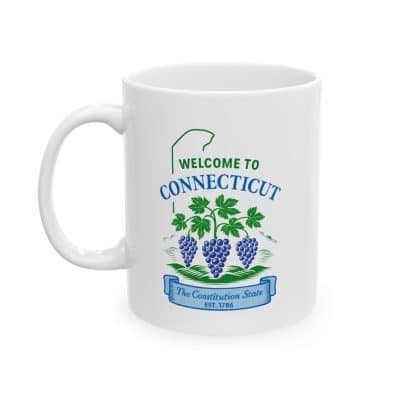 Alternative view of Connecticut State Mug (11oz/15oz)
