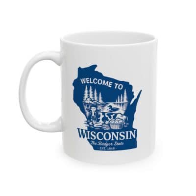Alternative view of Wisconsin State Mug (11oz/15oz)