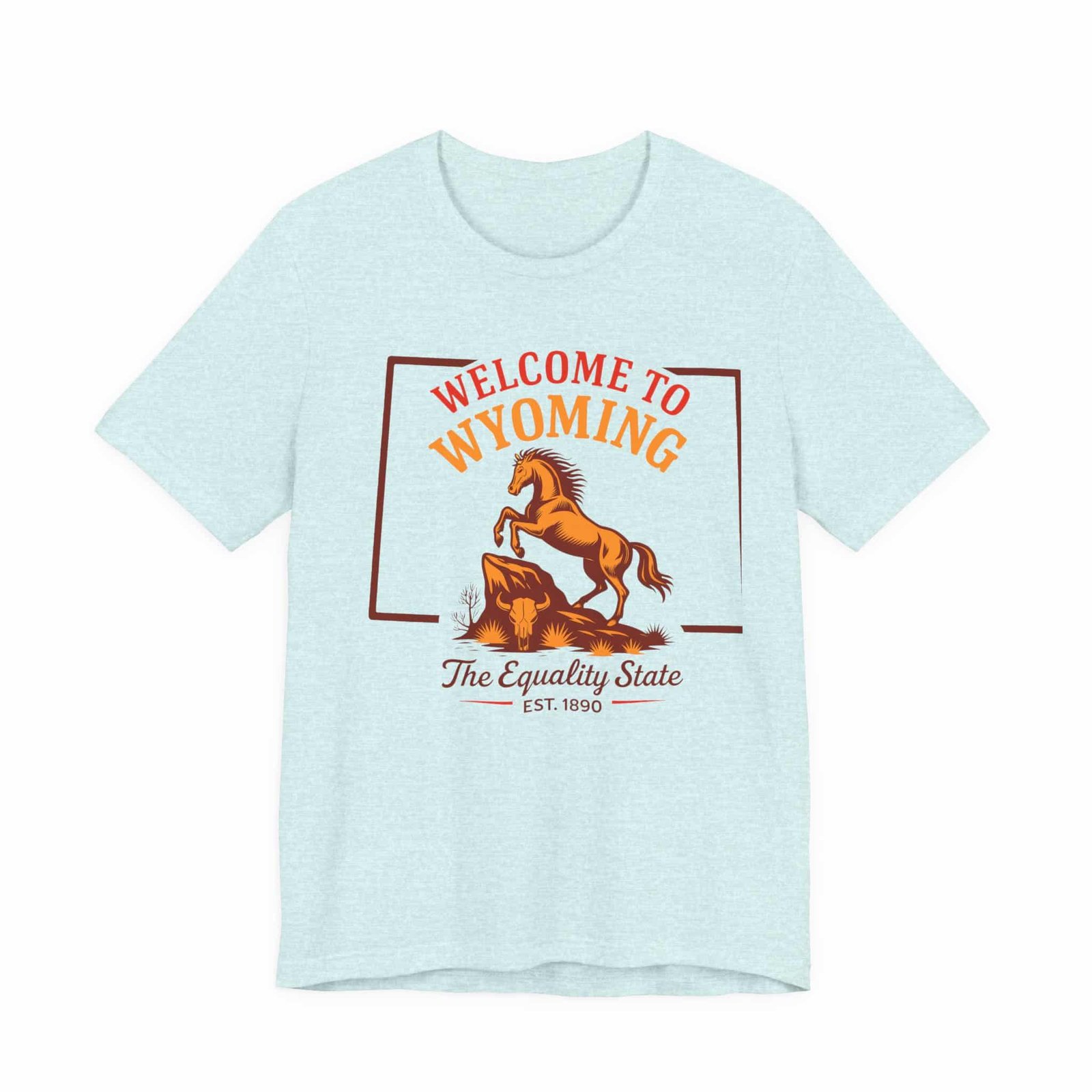 Wyoming State Welcome T-Shirt - Image 5