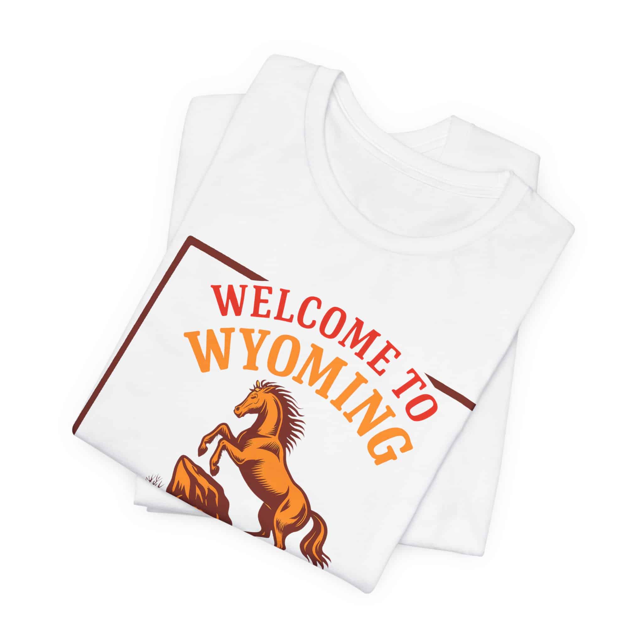 Wyoming State Welcome T-Shirt - Image 3