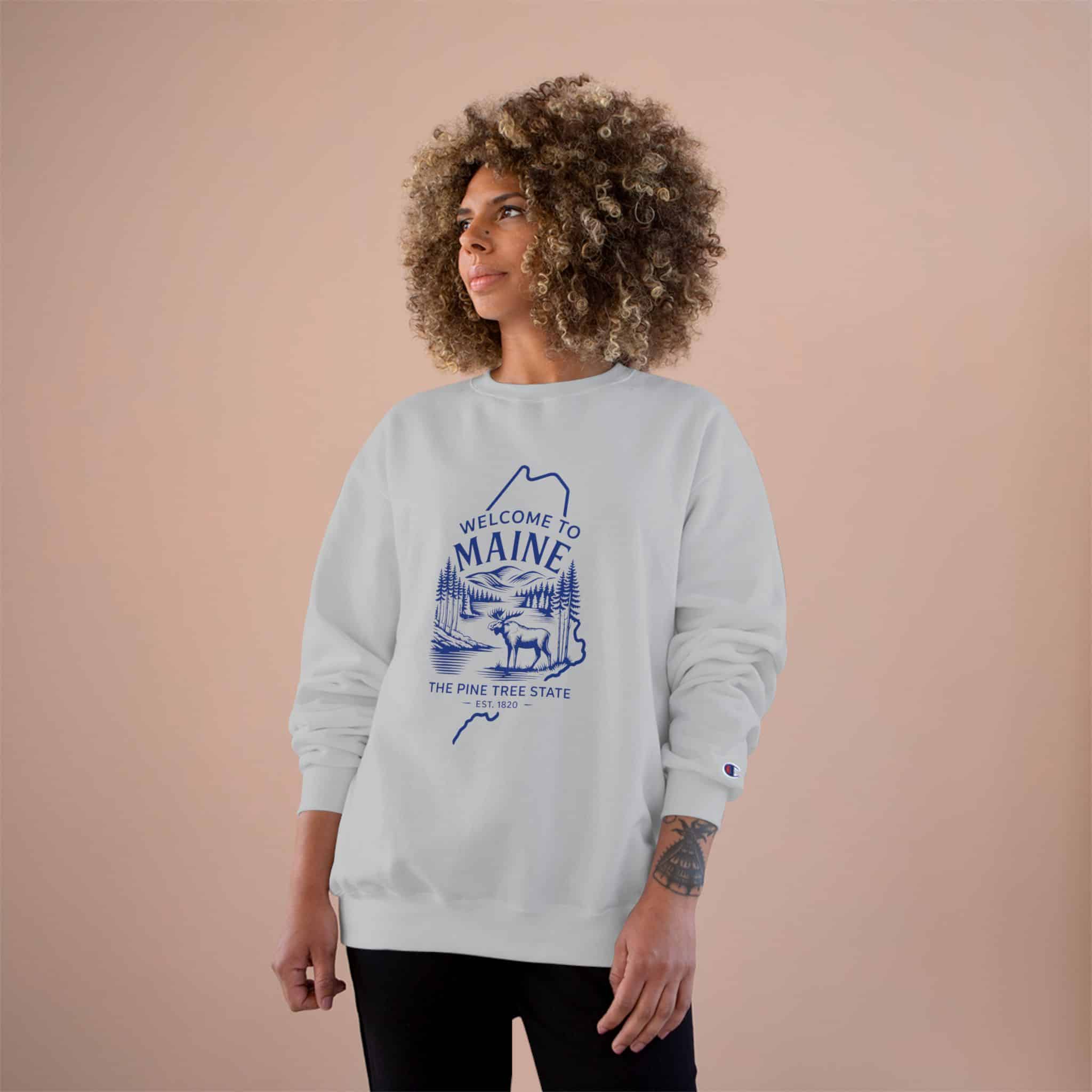 Maine State Sweatshirt - Image 8